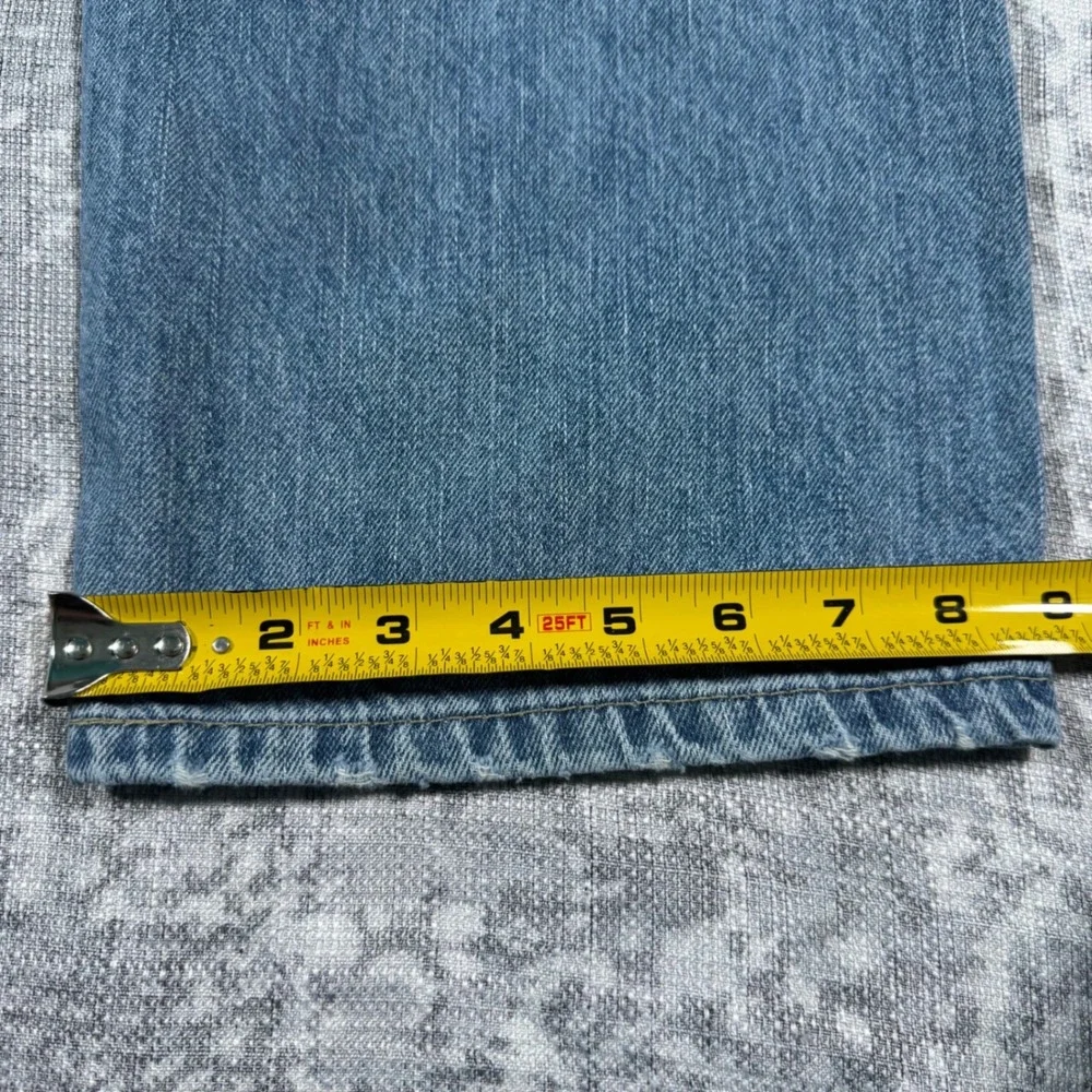 Levi's 505 Regular Fit Jeans Mens 38x34 Blue Medium Wash Straight Leg Denim
